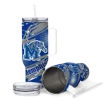 custom memphis tigers abstract paths blue curved tumbler best selling.webp