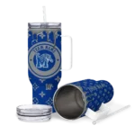 custom memphis tigers bullseye drips blue curved tumbler best selling.webp