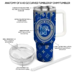 custom memphis tigers bullseye drips blue curved tumbler best selling.webp