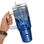 custom memphis tigers chevron stripe blue curved tumbler best selling.webp