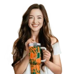 custom miami hurricanes burst swirl orange curved tumbler best selling.webp