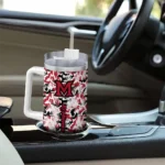 custom miami redhawks camo mashup red white curved tumbler best selling.webp