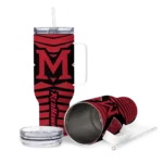 custom miami redhawks chevron layers red curved tumbler best selling.webp