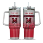 custom miami redhawks gradient dots red curved tumbler best selling.webp