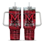 custom miami redhawks honey streaks red curved tumbler best selling.webp