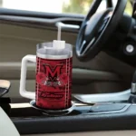 custom miami redhawks honey streaks red curved tumbler best selling.webp