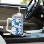 custom middle tennessee blue raiders camo mashup blue white curved tumbler best selling.webp