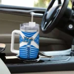custom middle tennessee blue raiders chevron layers blue curved tumbler best selling.webp