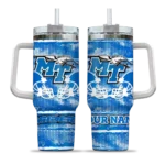 custom middle tennessee blue raiders honey streaks blue curved tumbler best selling.webp