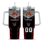 custom minnesota golden gophers arrow armor maroon black curved tumbler best selling.webp