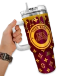custom minnesota golden gophers bullseye drips maroon curved tumbler best selling.webp