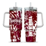 custom mississippi state bulldogs burst swirl maroon curved tumbler best selling.webp