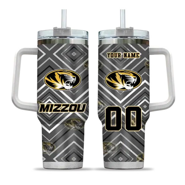 custom missouri tigers bold diamonds black curved tumbler best selling.webp