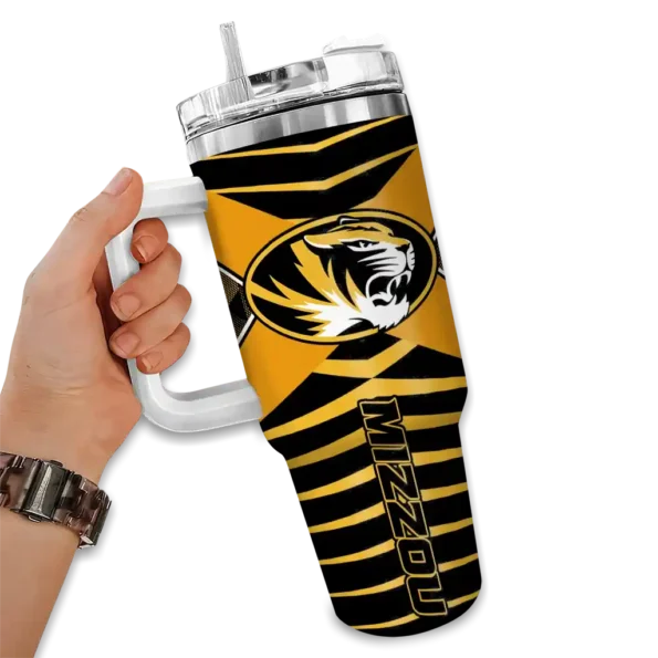 custom missouri tigers chevron layers black curved tumbler fashion forward.webp