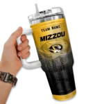 custom missouri tigers gradient dots black curved tumbler best selling.webp
