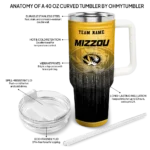 custom missouri tigers gradient dots black curved tumbler best selling.webp