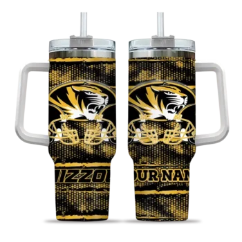 custom missouri tigers honey streaks black curved tumbler best selling.webp