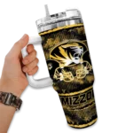 custom missouri tigers honey streaks black curved tumbler best selling.webp