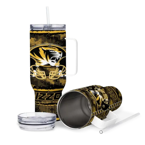 custom missouri tigers honey streaks black curved tumbler high quality.webp