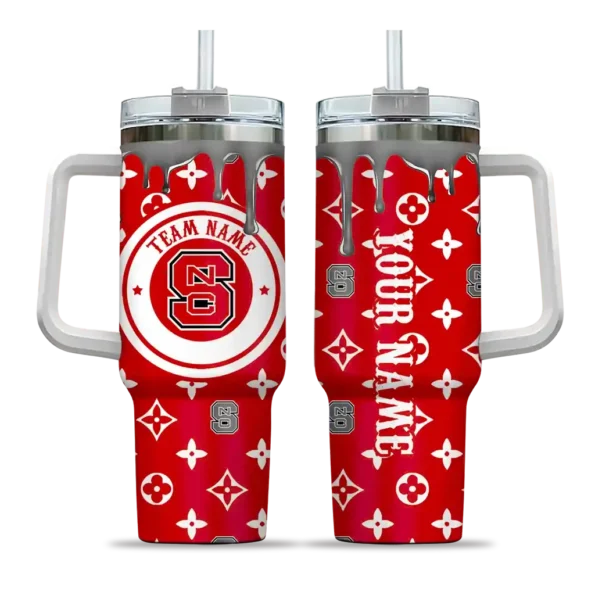 custom nc state wolfpack bullseye drips red curved tumbler best selling.webp