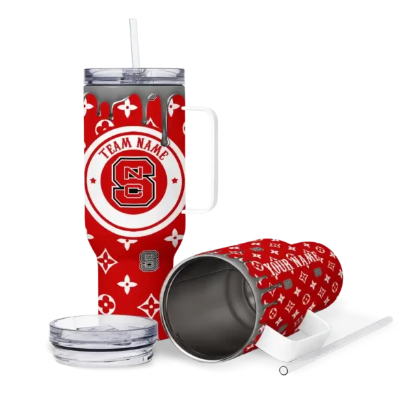 custom nc state wolfpack bullseye drips red curved tumbler high quality.webp
