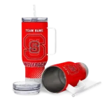 custom nc state wolfpack geometric prism red curved tumbler best selling.webp