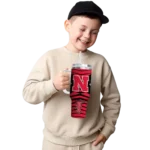 custom nebraska cornhuskers chevron layers red curved tumbler best selling.webp