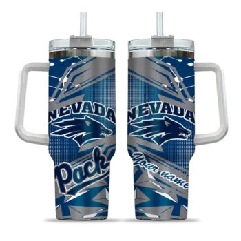 custom nevada wolf pack abstract paths blue curved tumbler best selling.webp