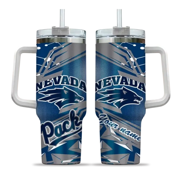 custom nevada wolf pack abstract paths blue curved tumbler best selling.webp