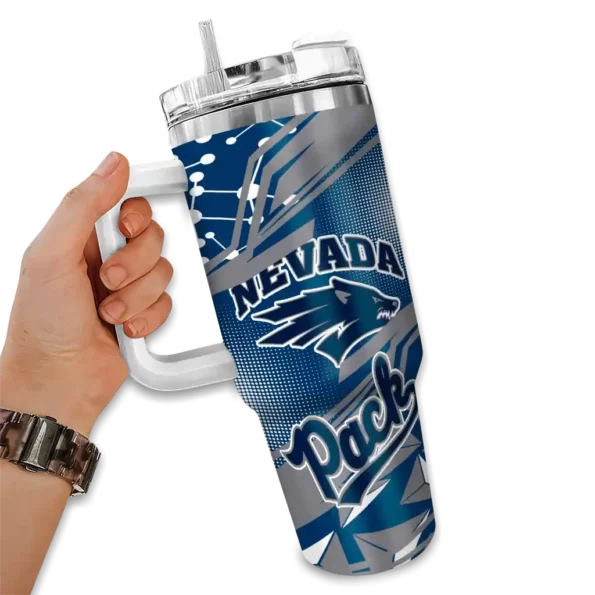 custom nevada wolf pack abstract paths blue curved tumbler fashion forward.webp