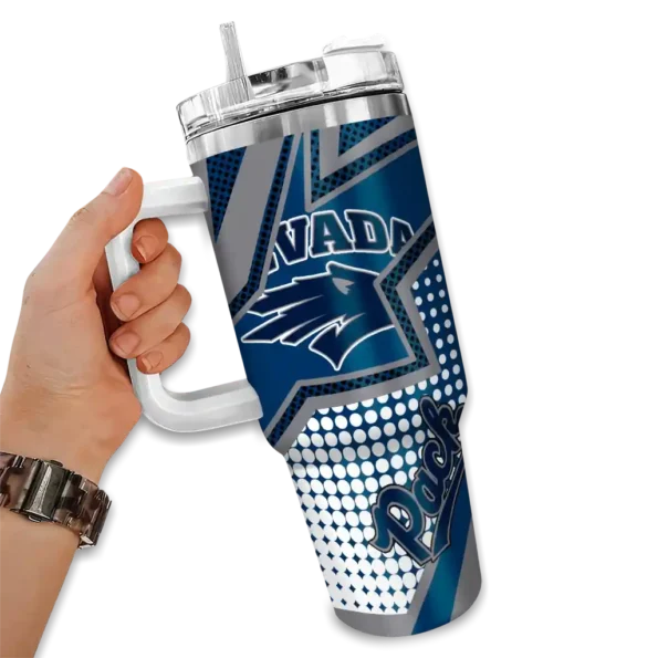custom nevada wolf pack arrow burst blue curved tumbler fashion forward.webp