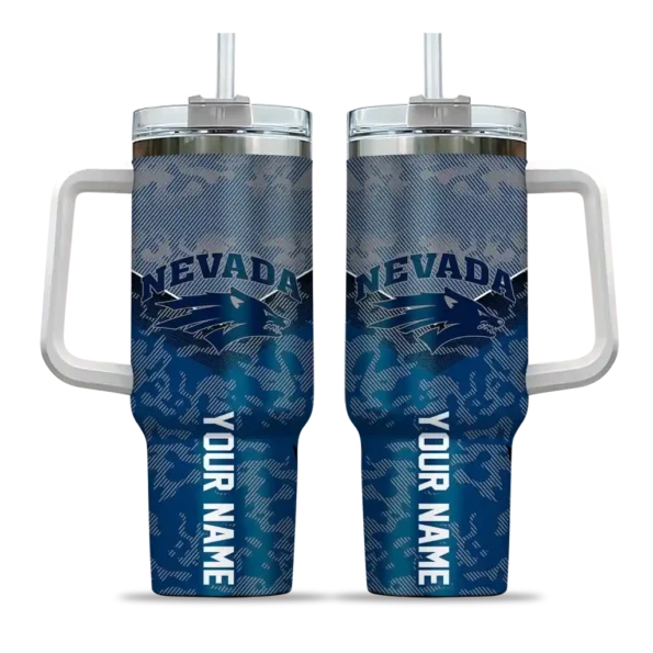 custom nevada wolf pack chevron stripe blue curved tumbler best selling.webp