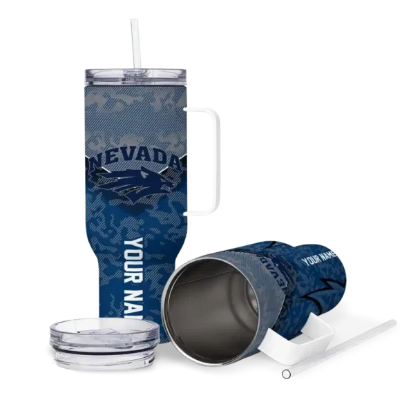 custom nevada wolf pack chevron stripe blue curved tumbler high quality.webp