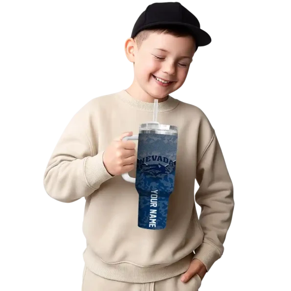 custom nevada wolf pack chevron stripe blue curved tumbler latest model.webp