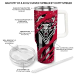 custom new mexico lobos claw cut red black curved tumbler best selling.webp