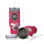 custom new mexico lobos heart helmet motif red curved tumbler best selling.webp