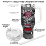 custom new mexico lobos superman shield red gray curved tumbler best selling.webp