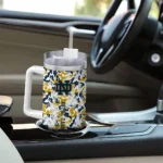 custom notre dame fighting irish camo mashup navy white curved tumbler best selling.webp