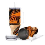 custom oklahoma state cowboys arrow burst orange curved tumbler best selling.webp
