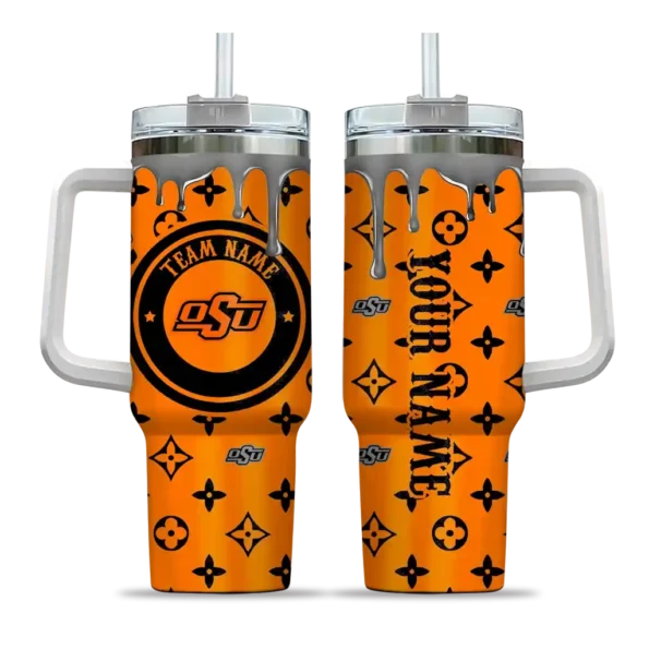 custom oklahoma state cowboys bullseye drips orange curved tumbler best selling.webp