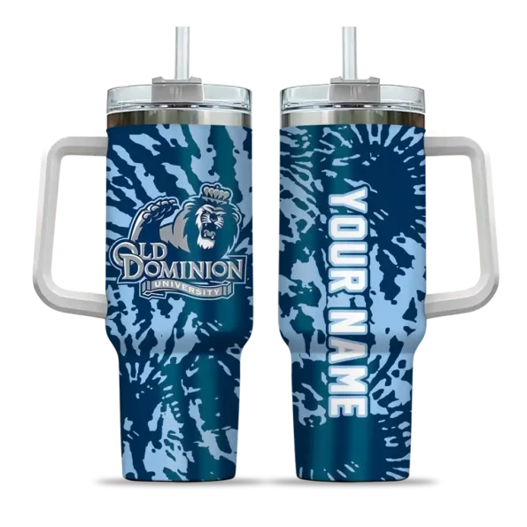 custom old dominion monarchs burst swirl blue curved tumbler best selling.webp