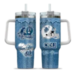 custom old dominion monarchs heart helmet motif blue curved tumbler best selling.webp