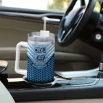 custom old dominion monarchs hex texture blue curved tumbler best selling.webp