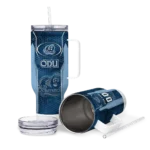custom old dominion monarchs hexagon armor blue curved tumbler best selling.webp