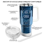 custom old dominion monarchs hexagon armor blue curved tumbler best selling.webp