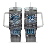 custom old dominion monarchs superman shield blue gray curved tumbler best selling.webp