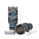 custom old dominion monarchs superman shield blue gray curved tumbler best selling.webp