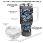 custom old dominion monarchs superman shield blue gray curved tumbler best selling.webp