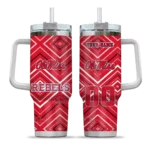custom ole miss rebels bold diamonds red curved tumbler best selling.webp