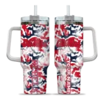 custom ole miss rebels camo mashup red white curved tumbler best selling.webp